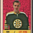 Boston Bruins Ron Murphy 1967 Topps Hockey Card #100 vg/ex
