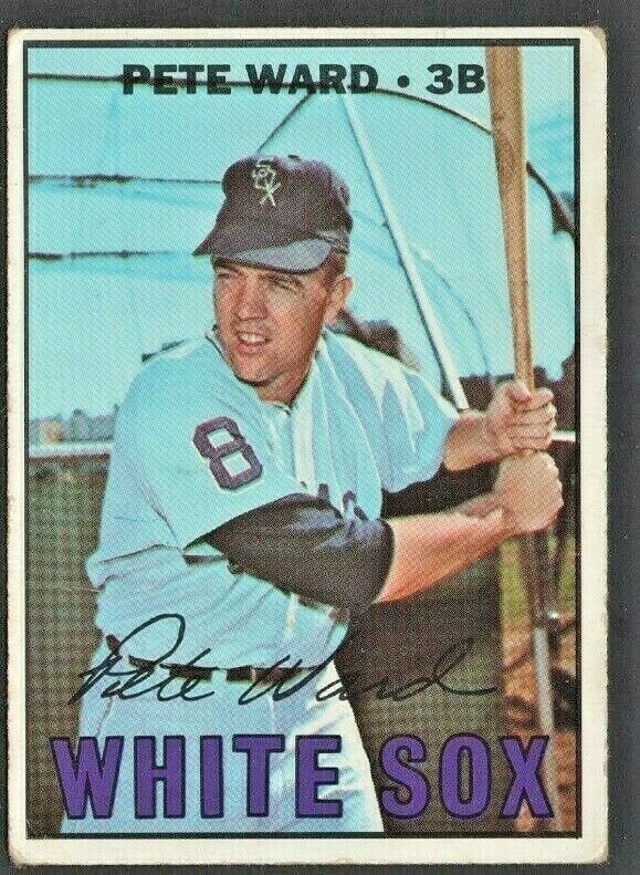 Chicago White Sox Pete Ward 1967 Topps Baseball Card # 436 g/vg