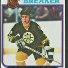 Boston Bruins Ray Bourque Record Breaker 1980 Topps Hockey Card # 2 nr mt oc Rookie Year Boston Bruins Ray Bourque Record Breaker 1980 Topps Hockey Card # 2 nr mt oc Rookie Year