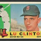 Boston Red Sox Lu Clinton RC Rookie Card 1960 Topps Baseball Card # 533 nr mt