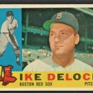 Boston Red Sox Ike Delock 1960 Topps Baseball Card # 336 ex/em