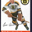Boston Bruins Bill Quackenbush 1954 Topps Hockey Card # 49 ex
