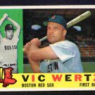 Boston Red Sox Vic Wertz 1960 Topps Baseball Card# 111 vg