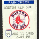 NEW YORK YANKEES BOSTON RED SOX 1985 FENWAY PARK TICKET STUB GUIDRY MATTINGLY 3 HITS BOGGS CLEMENS