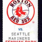 MARINERS @ RED SOX 1991 FULL TICKET ROGER CLEMENS WADE BOGGS 4 HITS KEN GRIFFEY 3 HITS JACK CLARK HR