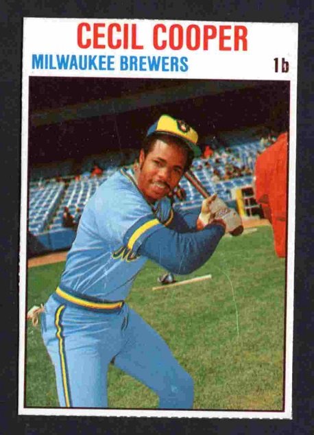Milwaukee Brewers Cecil Cooper 1979 Hostess #36