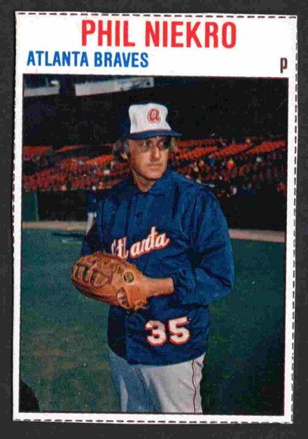 Atlanta Braves Phil Niekro 1979 Hostess #62
