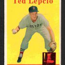 Boston Red Sox Ted Lepcio 1958 Topps #29 vg