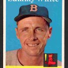 Boston Red Sox Sammy White 1958 Topps #414 ex mt