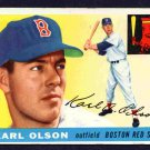 Boston Red Sox Karl Olson 1955 Topps #72 vg/ex
