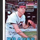 Atlanta Braves Don Schwall 1967 Topps #267 nr mt oc