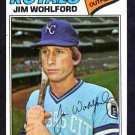 Kansas City Royals Jim Wohlford 1977 Topps #622 vg/ex