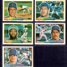 5 diff New York Mets 1988 Topps Big Baseball Mookie Wilson Len Dykstra Bob Ojeda Roger McDowell !