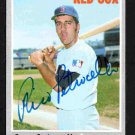 BOSTON RED SOX RICO PETROCELLI AUTOGRAPHED 1970 TOPPS # 680