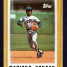 Los Angeles Dodgers Mariano Duncan 1987 Topps Mini League Leader #13 nr mt !