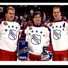 New York Rangers Brian Leetch Mark Messier Mike Richter 1991 Upper Deck #610 New York Rangers Brian Leetch Mark Messier Mike Richter 1991 Upper Deck #610