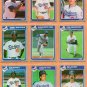 1985 Fleer Los Angeles Dodgers Team Lot 21 diff Fernando Valenzuela Mike Socioscia Steve Yeager !