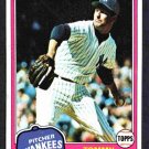 New York Yankees Tommy John 1981 Topps Baseball Card #550 nr mt !