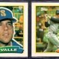 3 diff San Seattle Mariners 1988 Topps Big Baseball Dave Valle Ken Phelps Mike Kingery !