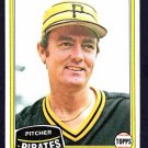 Pittsburgh Pirates Bert Blyleven 1981 Topps Baseball Card 554 nr mt !