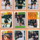 1983 OPC Boston Bruins Team Lot 15 diff Ray Bourque Rick Middleton Gord Kluzak RC Pete Peeters ! 1983 OPC Boston Bruins Team Lot 15 diff Ray Bourque Rick Middleton Gord Kluzak RC Pete Peeters !