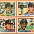 4 California Angels 1988 Topps Big Baseball Devon White Jack Howell Kirk McCaskill Willie Fraser !