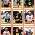 1985 OPC O Pee Chee Boston Bruins Team Lot 9 diff Ray Bourque Rick Middleton Barry Pederson 1985 OPC O Pee Chee Boston Bruins Team Lot 9 diff Ray Bourque Rick Middleton Barry Pederson