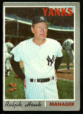 1968 1969 1970 Topps New York Yankees Team Lot 8 diff Ralph Houk Mel Stottlemyre !