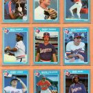 1985 Fleer Texas Rangers Team Lot 13 diff Buddy Bell Pete O'Brien Mickey Rivers !