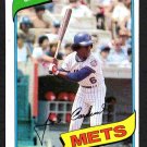 New York Mets Jose Cardenal 1980 Topps Baseball Card #512
