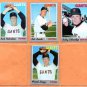 1970 Topps San Francisco Giants Team Lot 13 diff Wilie McCovey Bobby Bonds Mike McCormick !
