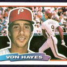 Philadelphia Phillies Von Hayes 1988 Topps Big Baseball #139 !