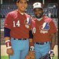 3 diff Montreal Expos Pinup Photos Tim Raines Andres Galarraga Henry Rodriguez + Satchel Paige