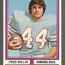1974 Topps Houston Oilers Team Lot 5 diff Fred Willis Skip Butler RC Paul Guidry