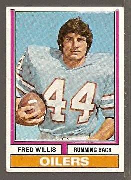 1974 Topps Houston Oilers Team Lot 5 diff Fred Willis Skip Butler RC Paul Guidry