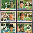 1988 Topps Big Baseball Pittsburgh Pirates Team Lot 6 diff Sid Bream Mike Dunne Bob Kipper !