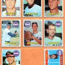 1969 Topps California Angels Team Lot 8 diff Bill Rigney Bobby Knoop Rick Reichardt ! 1969 Topps California Angels Team Lot 8 diff Bill Rigney Bobby Knoop Rick Reichardt !