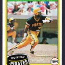 Pittsburgh Pirates Dave Parker 1981 Topps #640 !