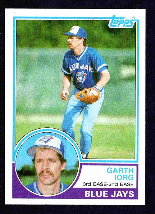 Toronto Blue Jays Garth Iorg 1983 Topps #326 !