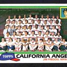 California Angels Team Card 1981 Topps #663 ex/em unmarked cl !