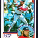Chicago White Sox Marvis Foley 1983 Topps #409 !
