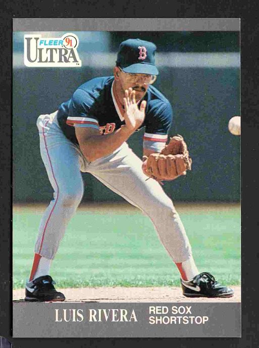 Boston Red Sox Luis Rivera 1991 Fleer Ultra #42 !