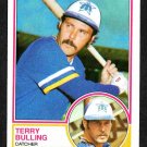 Seattle Mariners Terry Bulling 1983 Topps #519 !