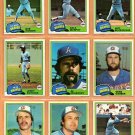 1981 Topps Atlanta Braves Team Lot 20 diff Dale Murphy Bob Horner Jeff Burroughs !
