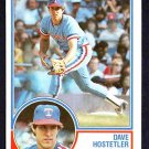 Texas Rangers Dave Hostetler 1983 Topps #584 !