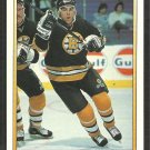 Boston Bruins Wes Walz Rookie Card RC 1990 O Pee Chee Premier OPC Hockey Card #127  !