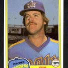 Seattle Mariners Ken Clay 1981 Topps #747