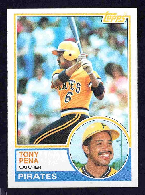 Pittsburgh Pirates Tony Pena 1983 Topps Baseball Card #590