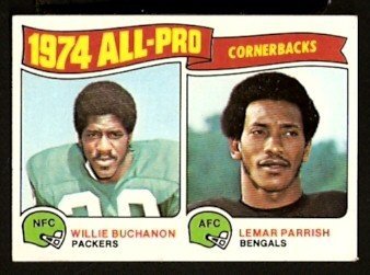 1975 Topps Green Bay Packers Team Lot 5 diff Willie Buchanon MacArthur Lane Malcolm Snider !