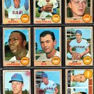 1966 1967 1968 Topps Chicago Cubs Team Lot 11 diff Joe Niekro Ken Holtzman Lee Elia Bill Hands